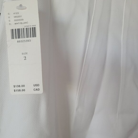 NWT MAEVE White Clean Crop Wide Leg Pants Women's Size 2 - Picture 6 of 7